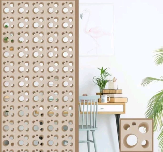 Roster putih Motif Tapak kucing